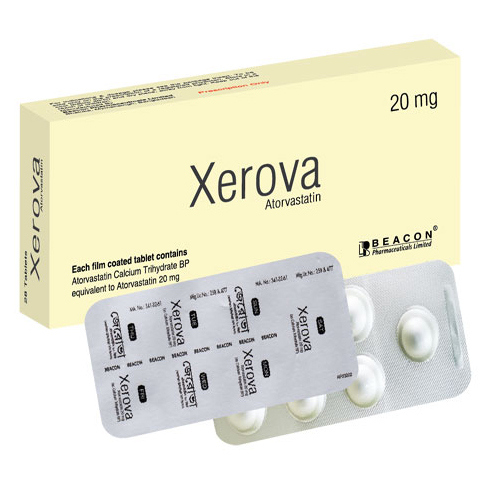 Tablet Xerova 20mg (14pcs)