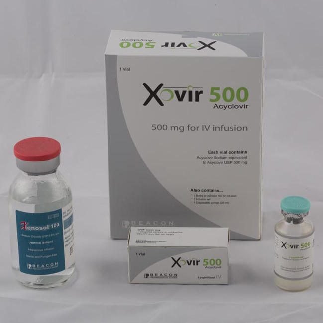 Injection Xovir 500mg/vail