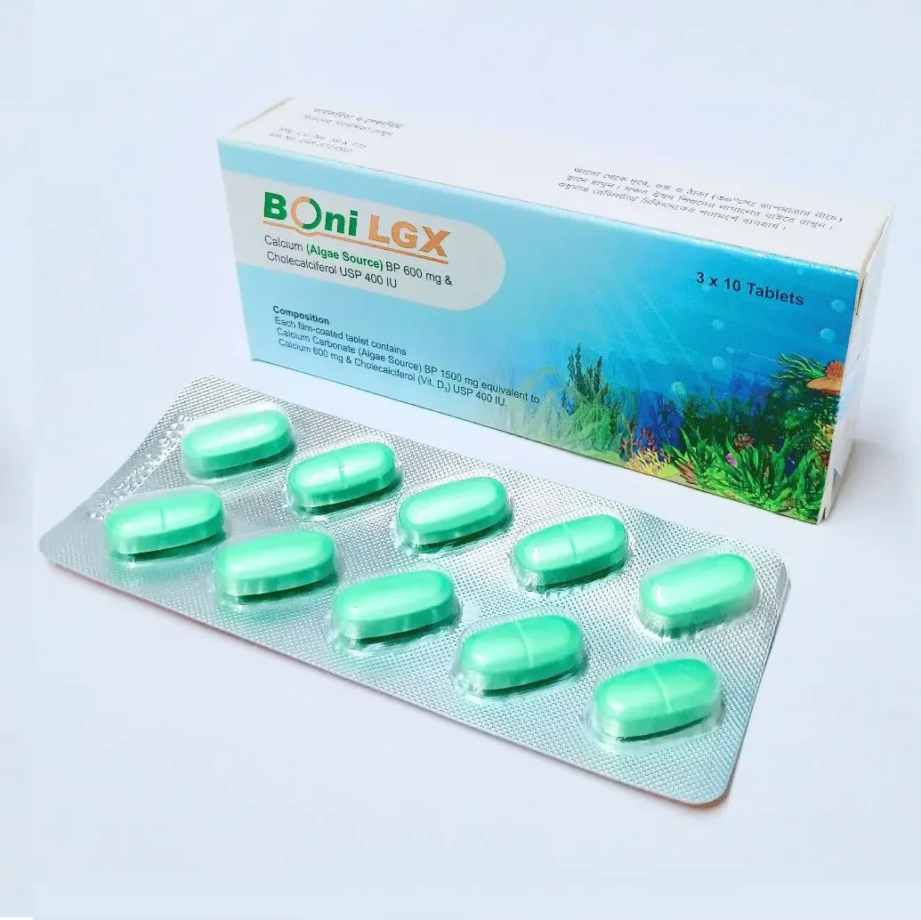 Tablet Boni LGX 600mg+400iu (30pcs)