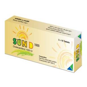 Tablet Sun D 1000iu (30pcs)