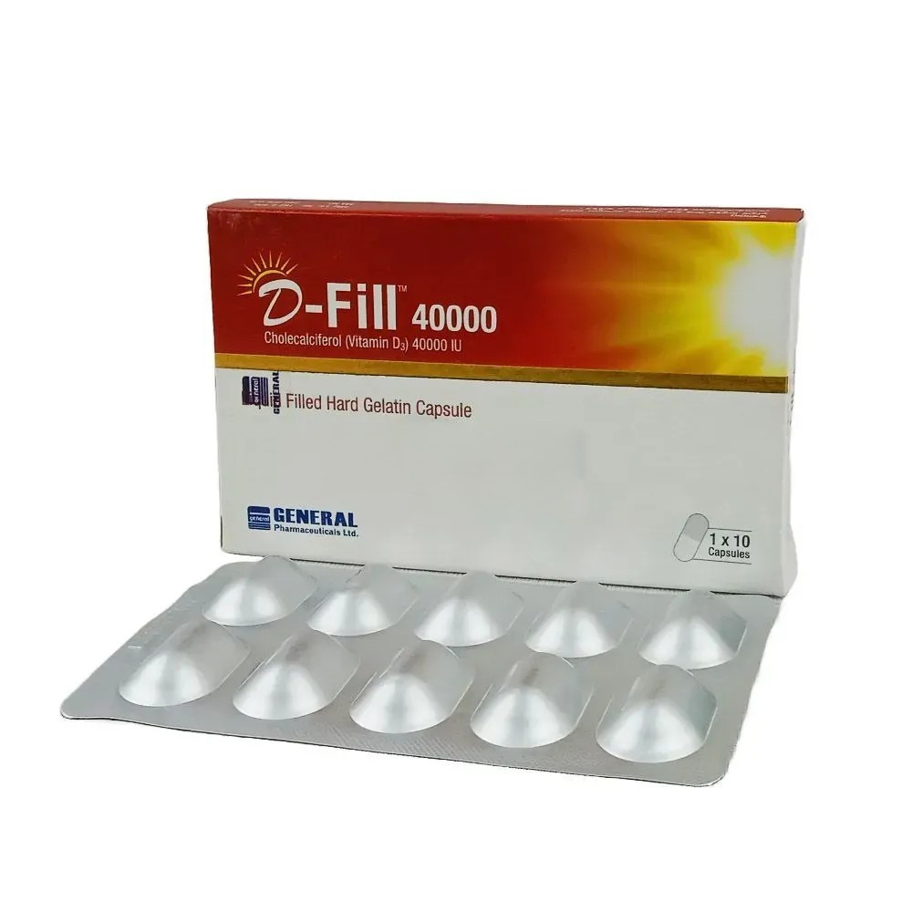 Capsule D-Fill 40000iu (10pcs)