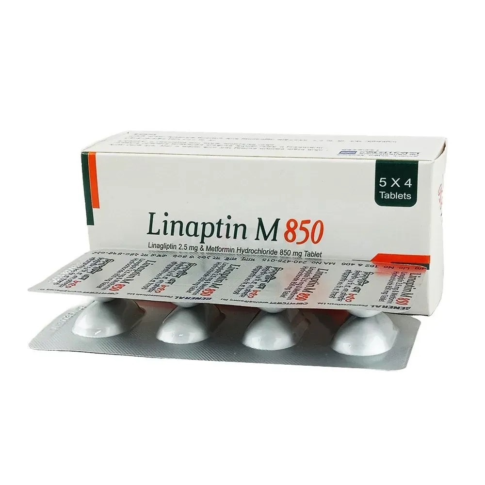 Tablet Linaptin M 2.5mg+850mg  (20pcs)