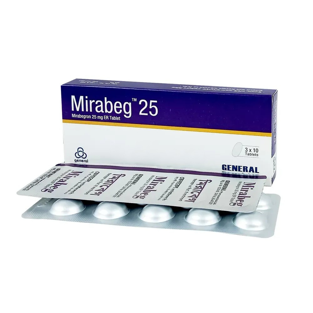 Tablet Mirabeg 25mg (30pcs)
