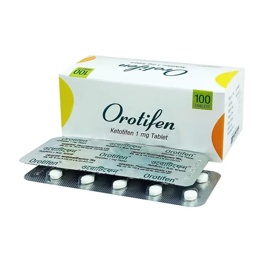 Tablet Orotifen 1mg (100pcs)