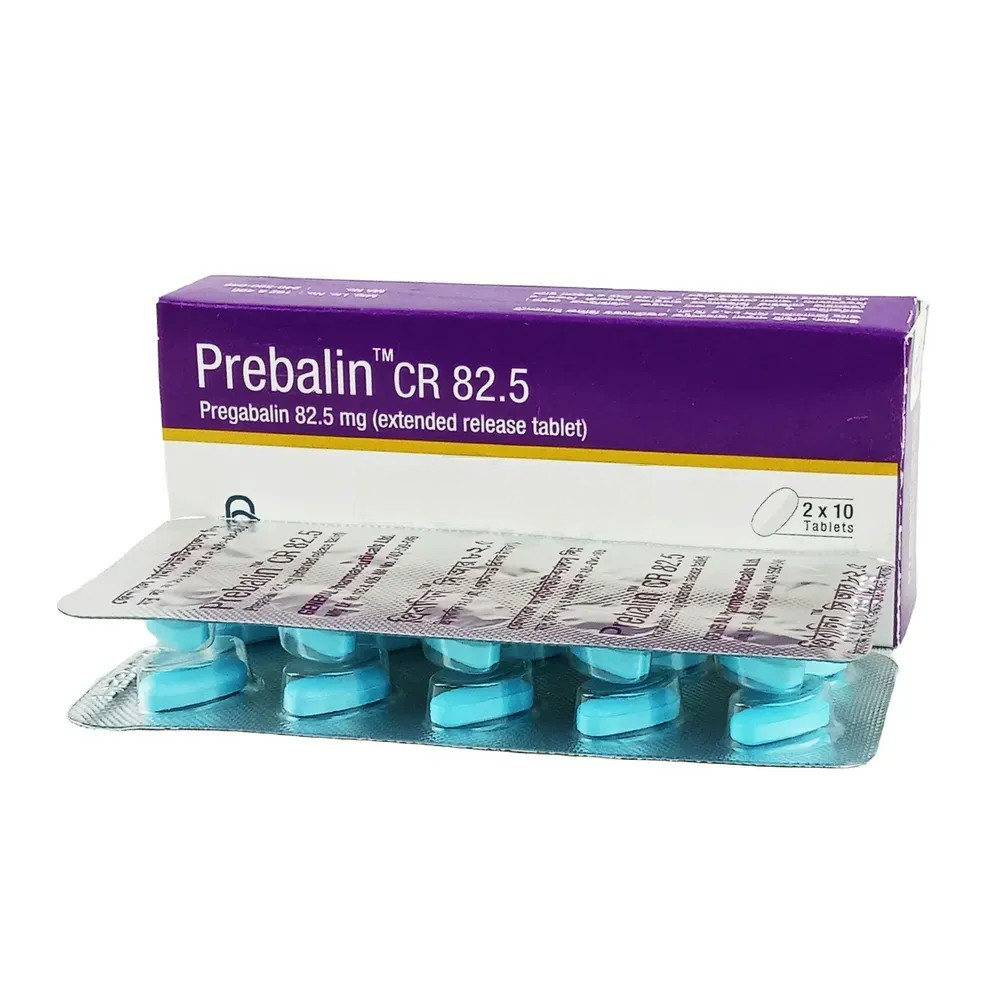 Tablet Prebalin CR 82.5mg (20pcs)