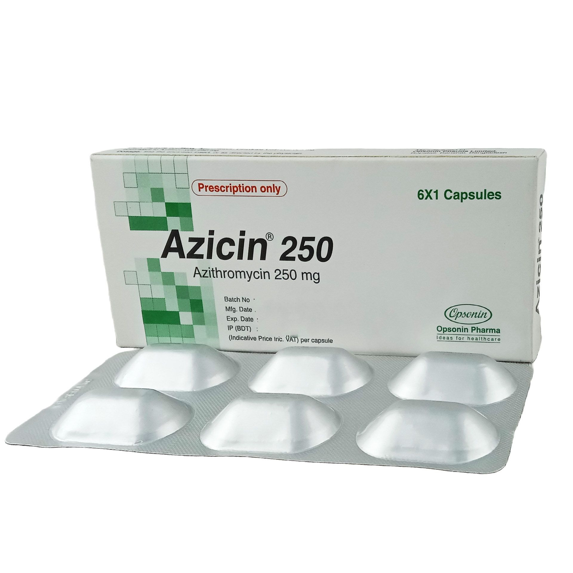 Capsule  Azicin 250mg (6pcs)