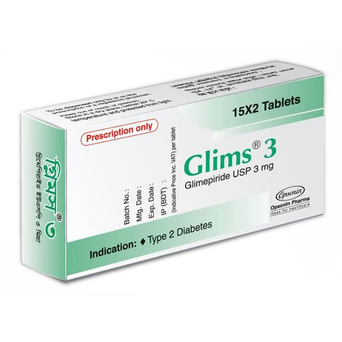 Tablet Glims 3mg (30pcs)