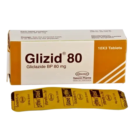 Tablet Glizid 80mg (50pcs)