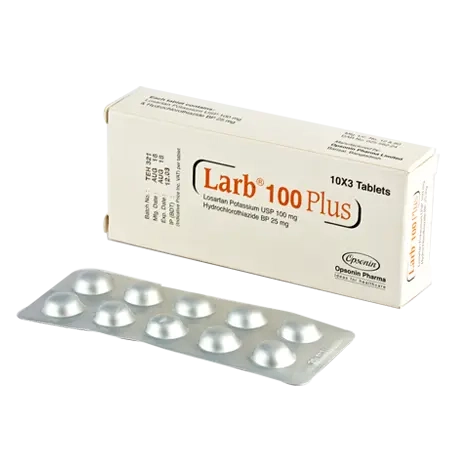 Tablet larb Plus 100mg+25mg  (42pcs)