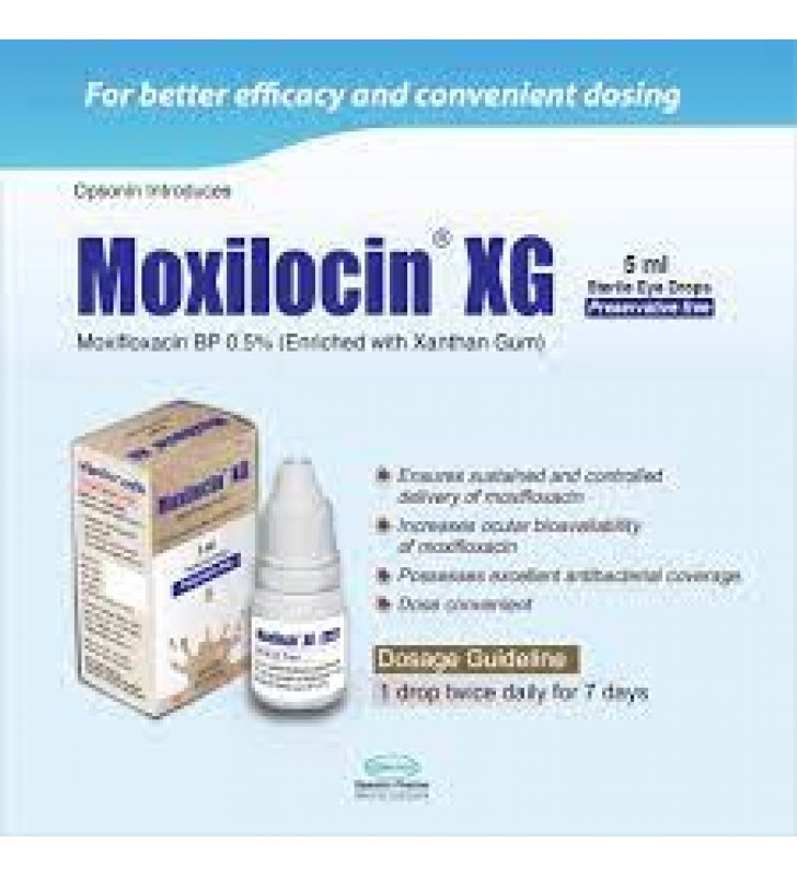 Eye Drop Moxilocin XG 0.5%+0.4% (5ml)