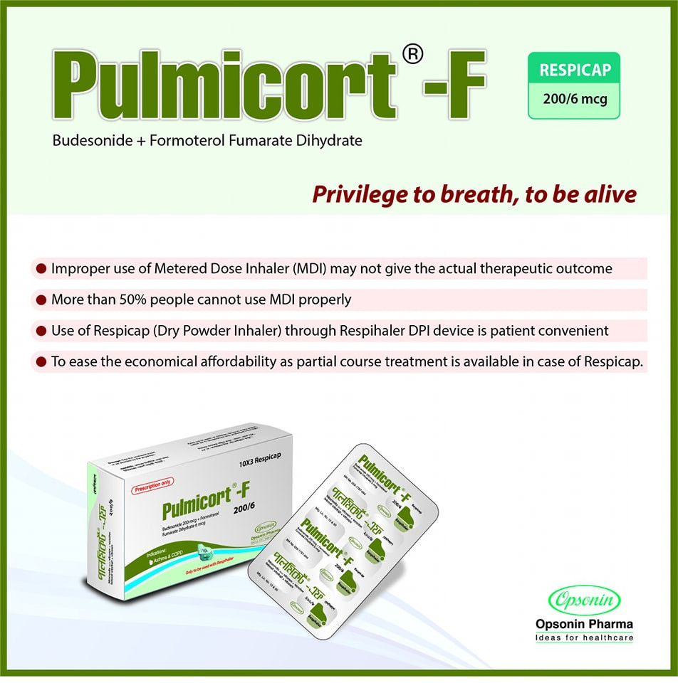 Capsule Pulmicort-F 6/200mg (30pcs)