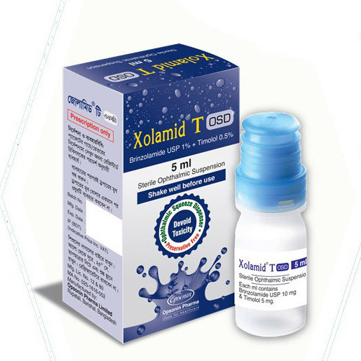 Eye Drop Xolamid T OSD 1%+0.5% (5ml)