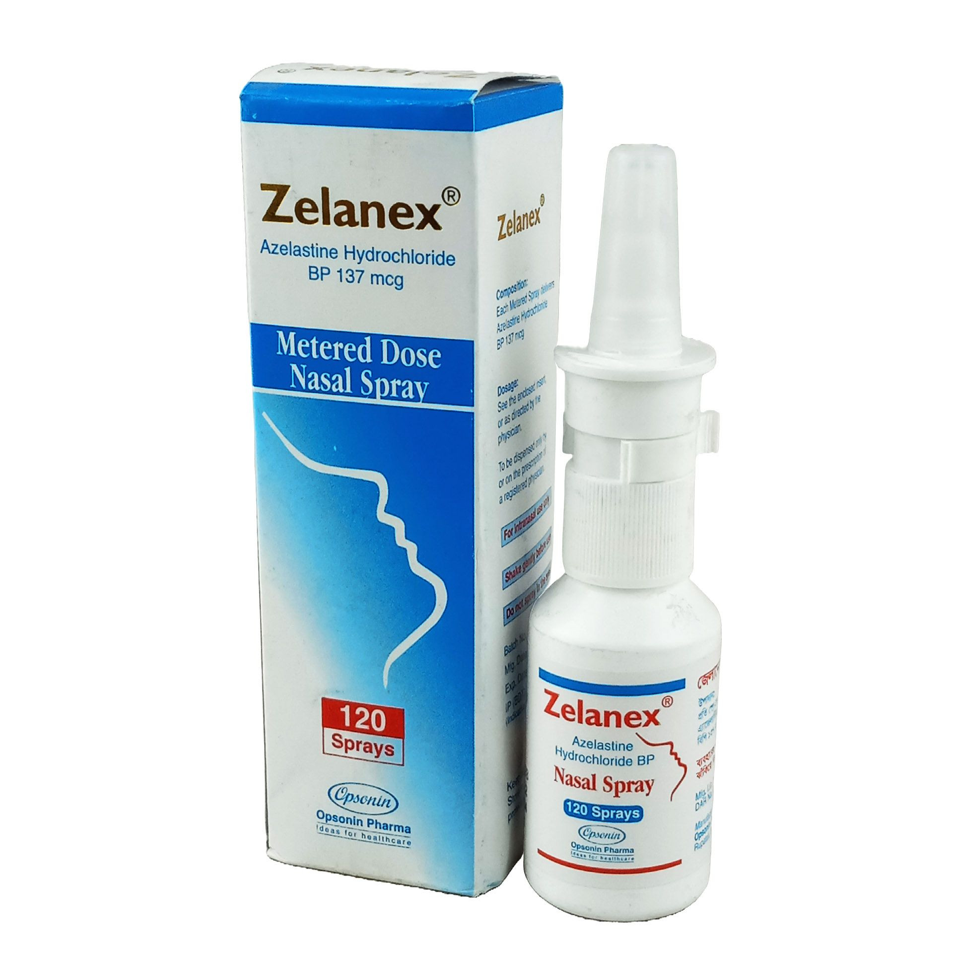 Nasal Spray Zelanex 137mcg/spray (120 metered)