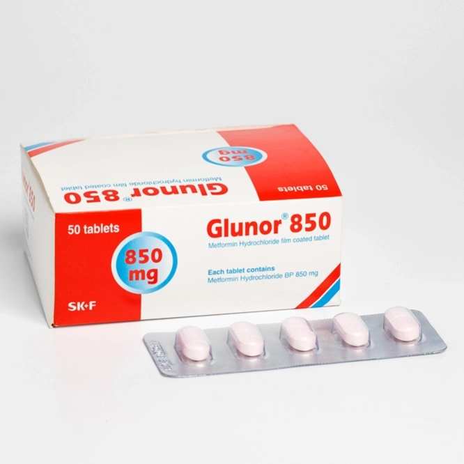 Tablet Glunor 850mg (50pcs)