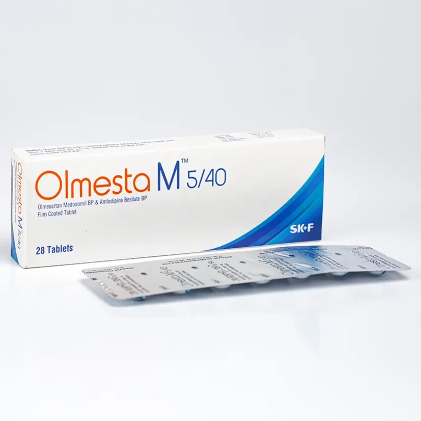 Tablet Olmesta M 5/40mg (28pcs)