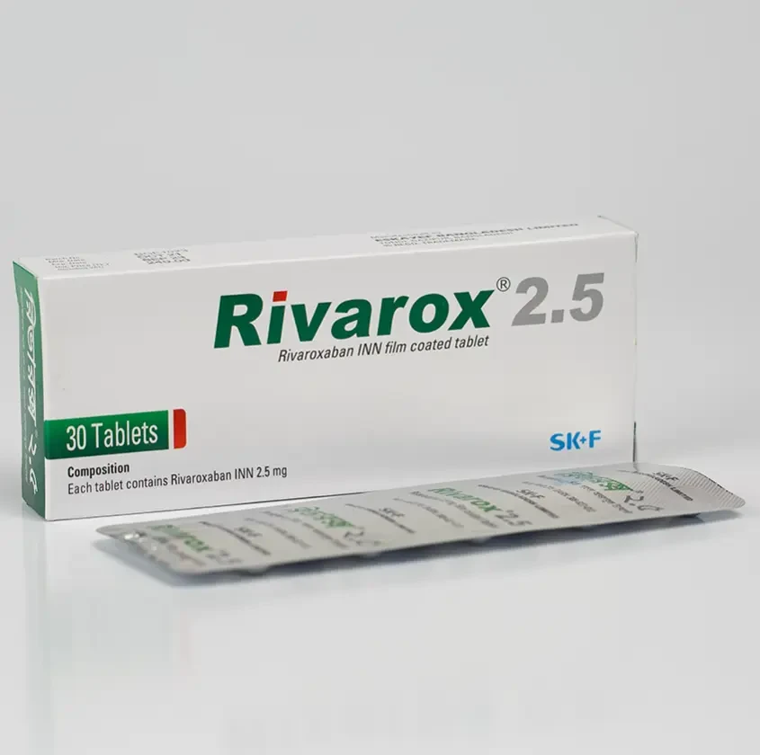 Tablet Rivarox 2.5mg (30pcs)