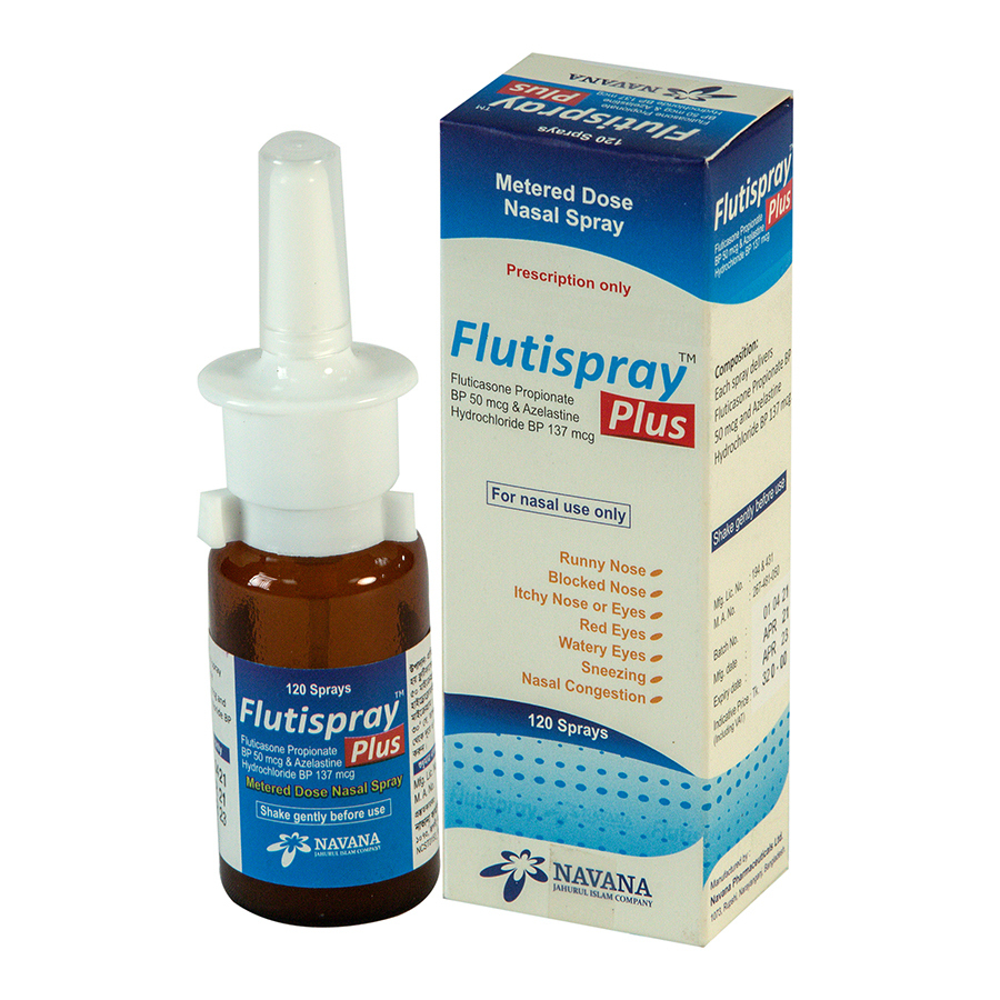 Flutispray Plus Nasal Spray (120 metered)