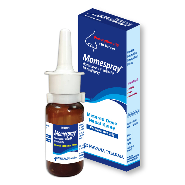 Nasal Spray Momespray 50mcg/spray (120 metered)