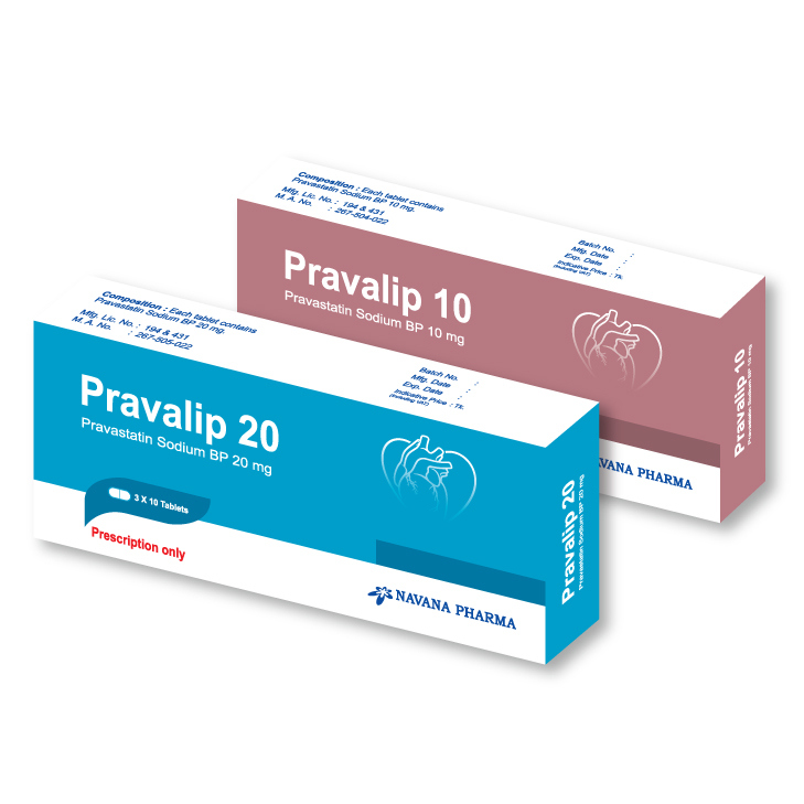 Tablet Pravalip 10mg (30pcs)