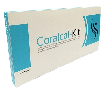 Tablet Coralcal-Kit 150mg+600mg+400iu (1&30 tablet kit)