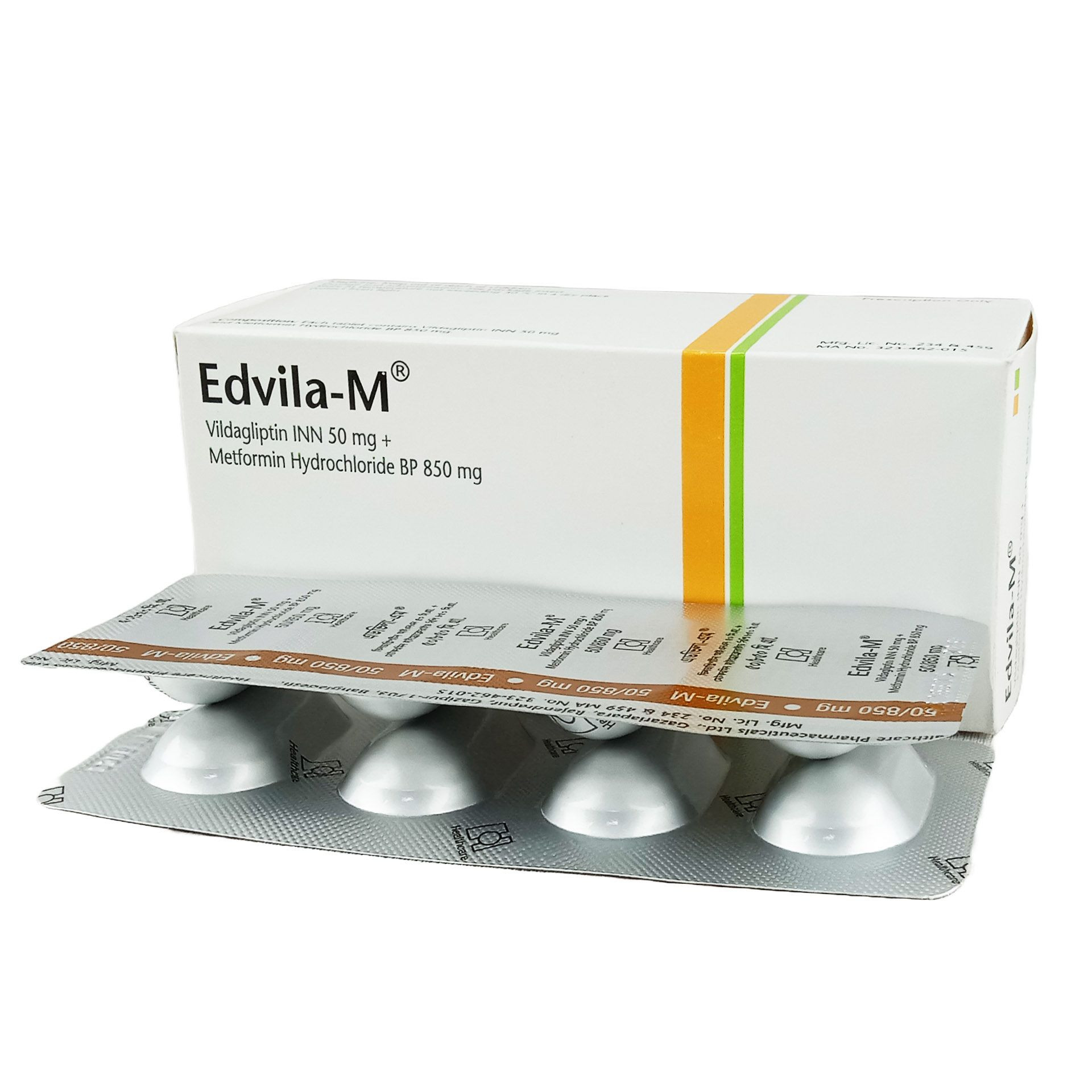 Tablet Edvila-M 50mg+850mg (20pcs)
