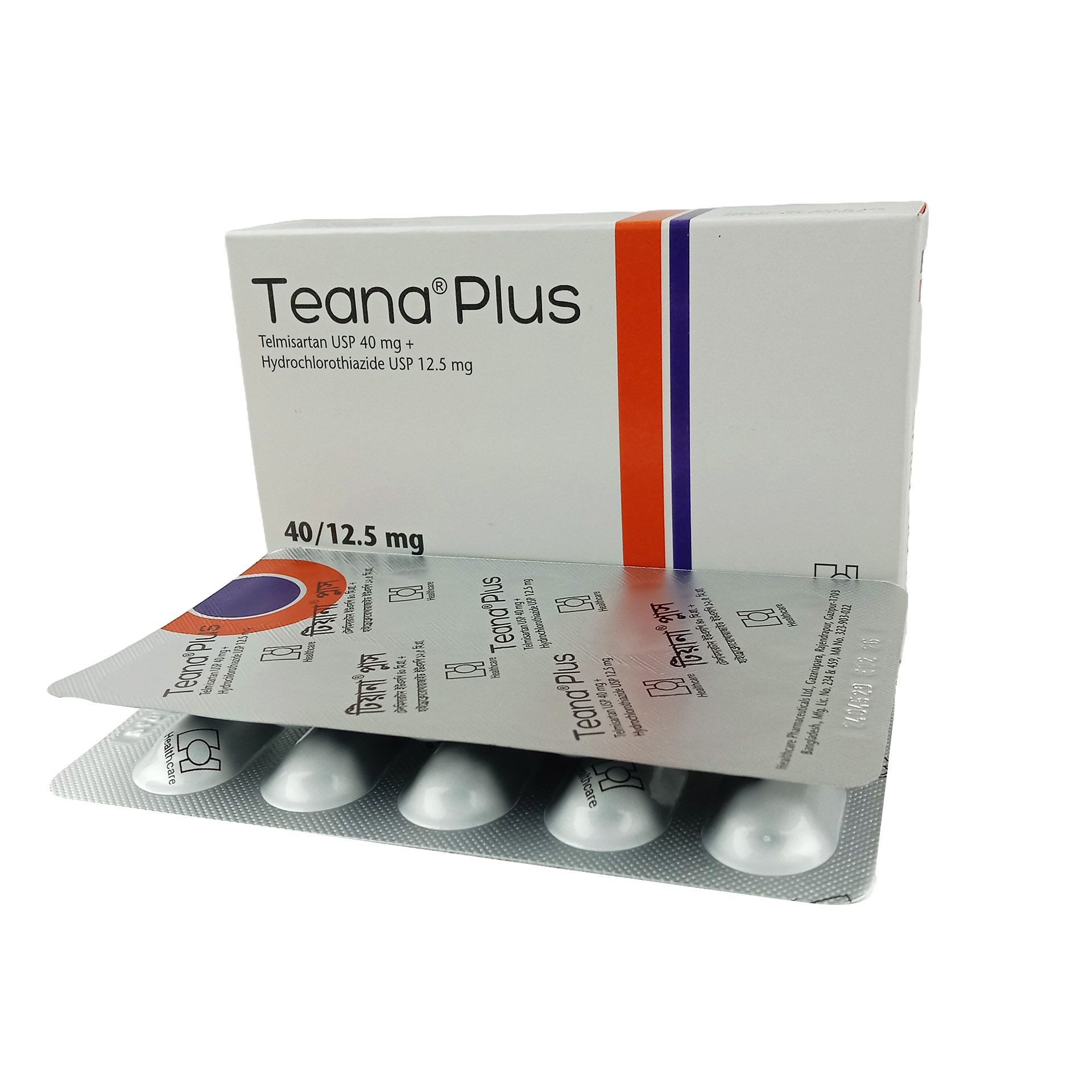 Tablet Teana Plus 40/12.5mg  (30pcs) (Exp: 2/2026)