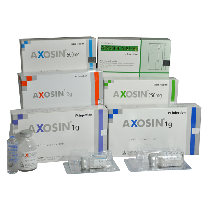 Injevtion Axosin 500mg/vail IM