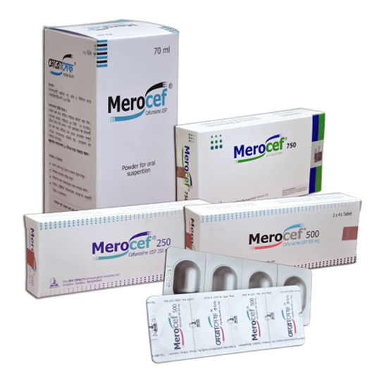 Tablet Merocef 500mg (20pcs)
