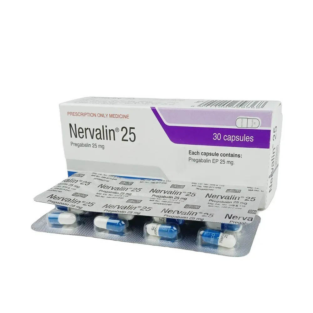 Capsule Nervalin 25mg (30pcs)