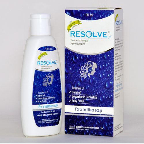 Resolve Shampoo 2% (100ml bottle)