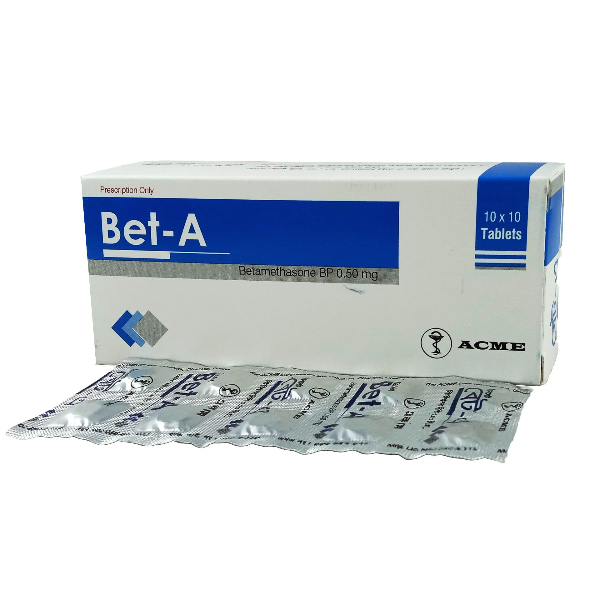 Tablet Bet-A 0.5mg (100pcs)