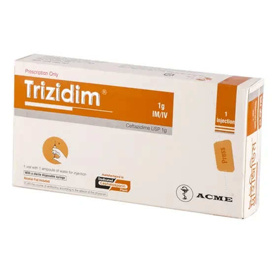 Injection Trizidim 1g/vail IM/IV