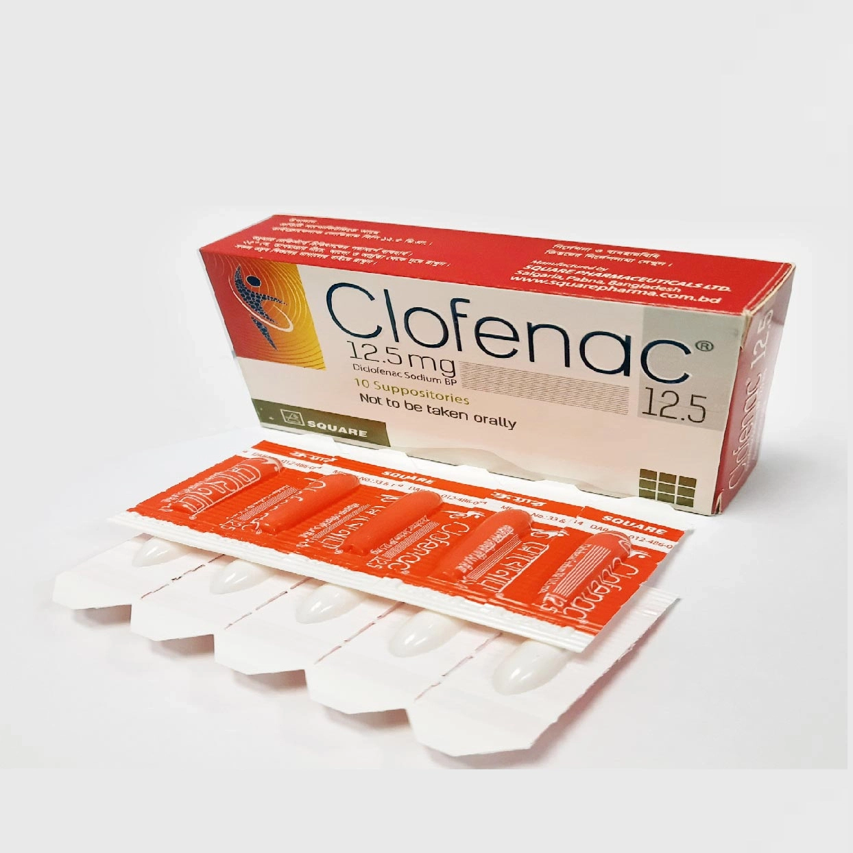 Suppository  Clofenac 12.5mg (10pcs)