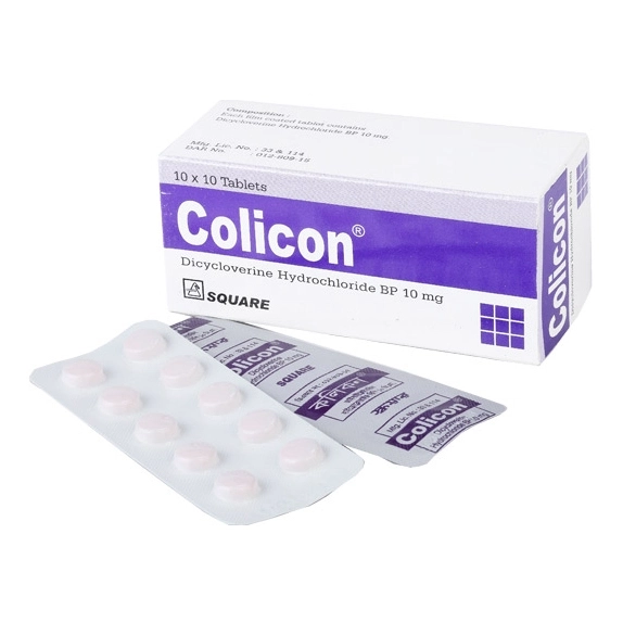 Tablet Colicon 10mg (100pcs)