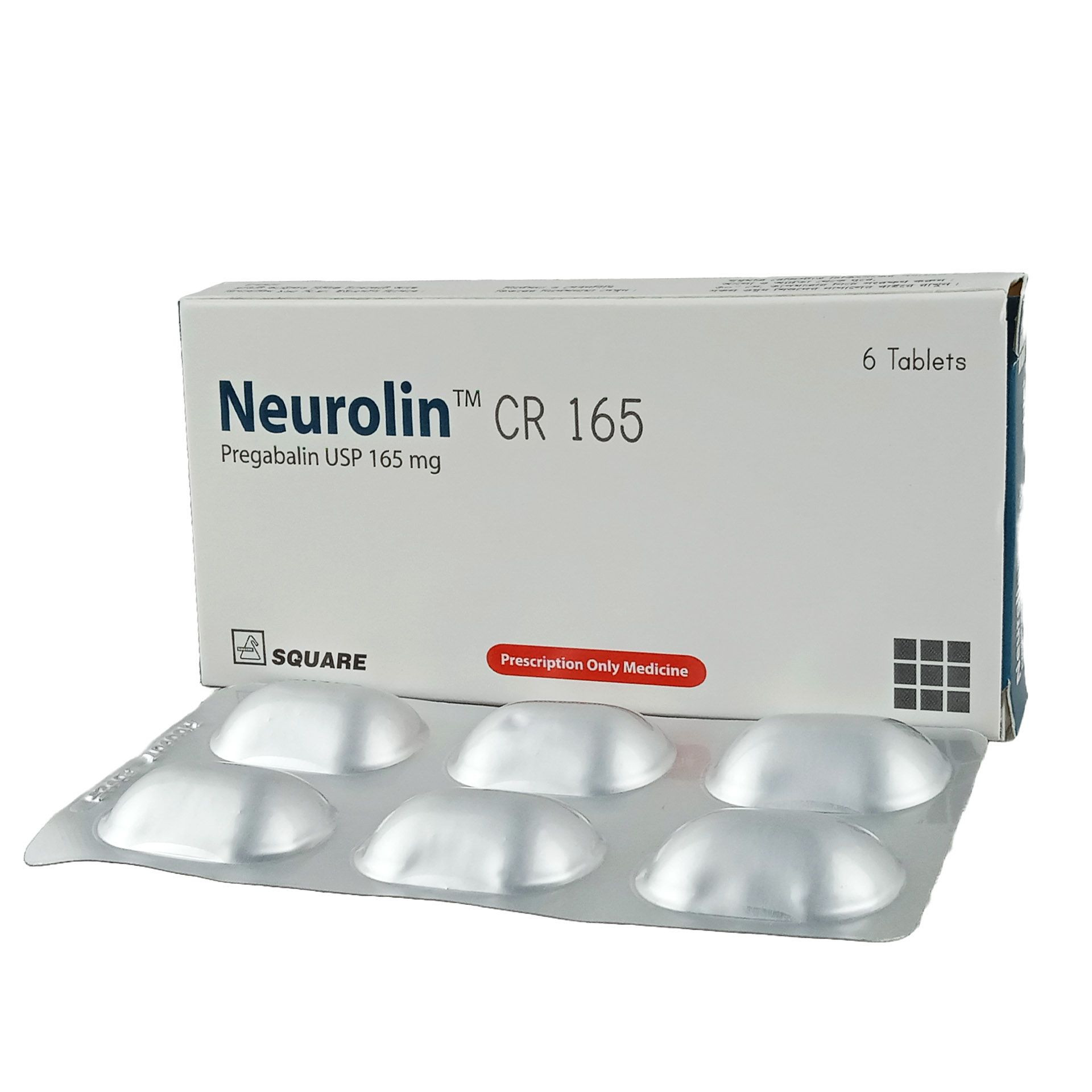 Tablet Neurolin CR 165mg (6pcs)