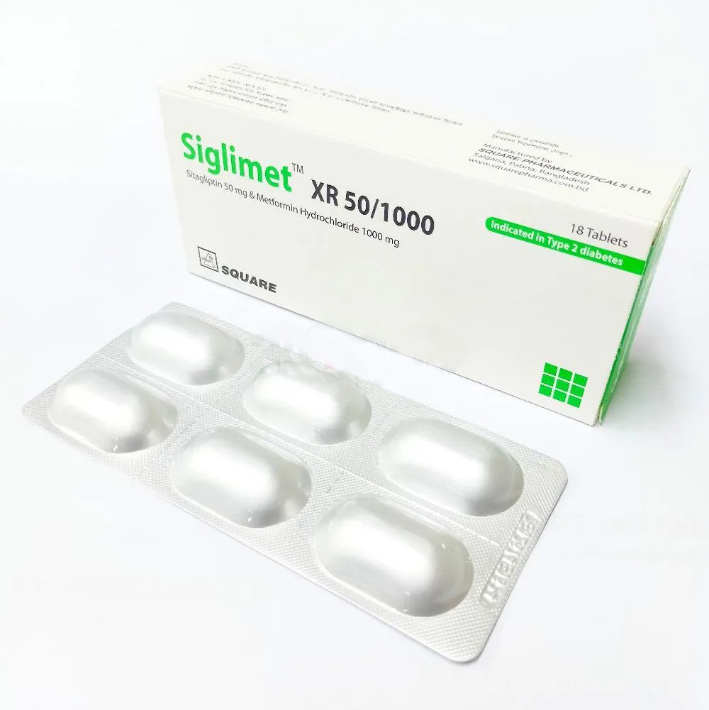 Tablet Siglimet XR 50/1000mg (18pcs)