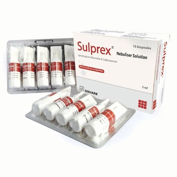 Sulprex Nebuliser Solution 3ml (2x5)
