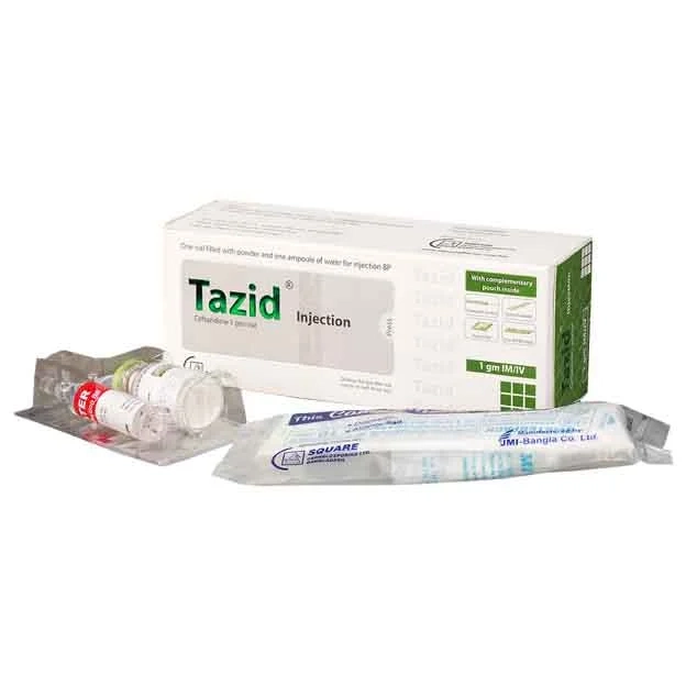 Injection Tazid 1g/vail IM/IV