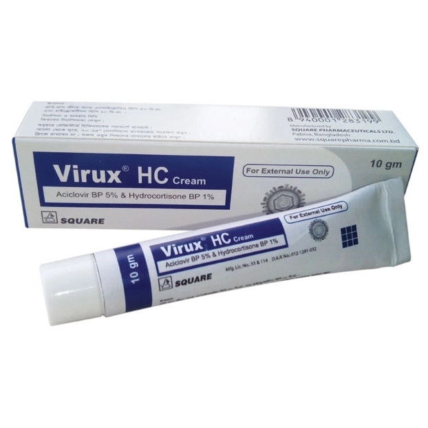Cream Virux HC 5%+1% (10gm)