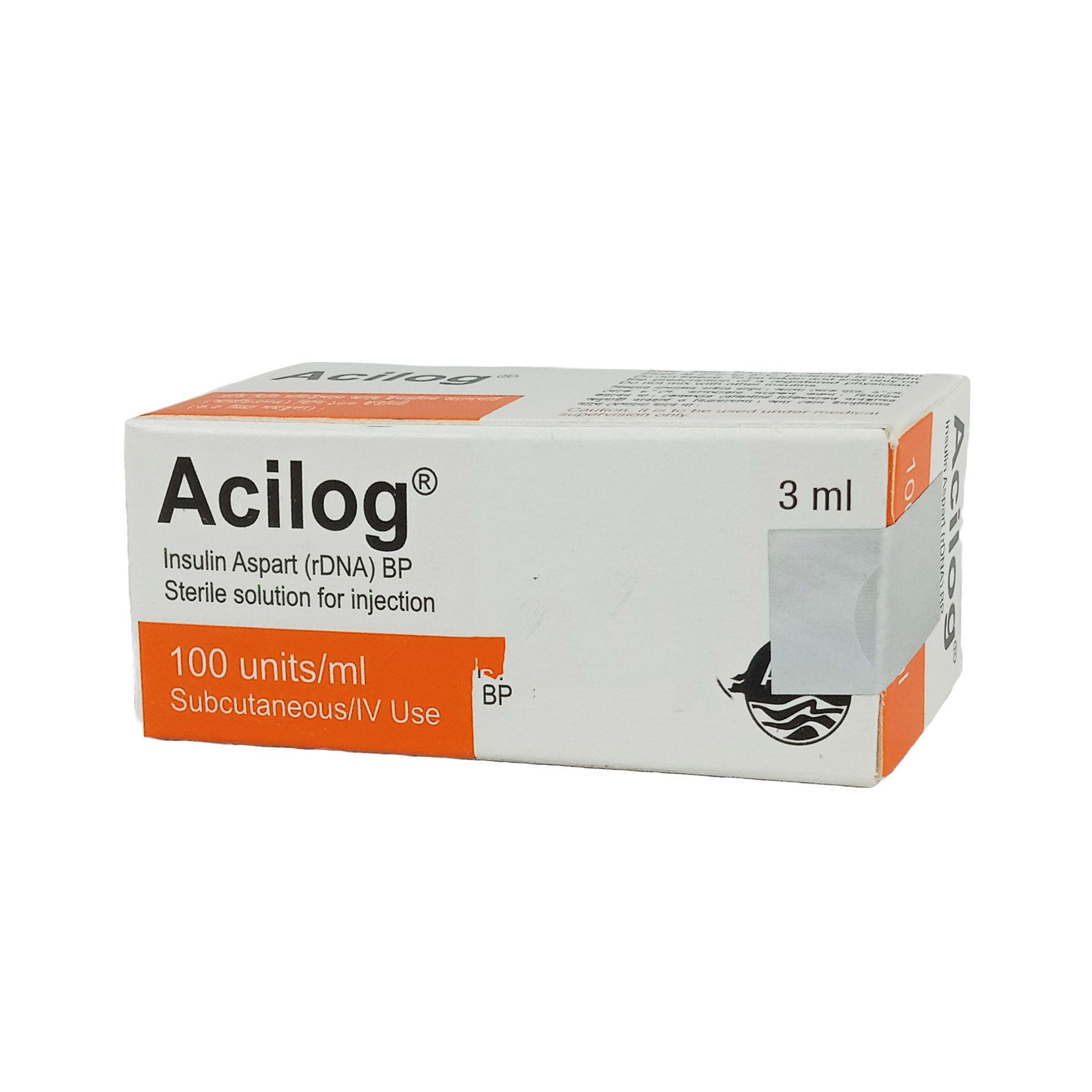 Injection Acilog 100iu/ml (3ml vail)