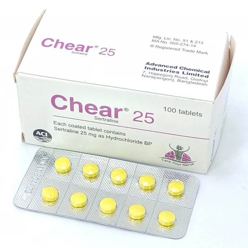 Tablet Chear 25mg (100pcs)