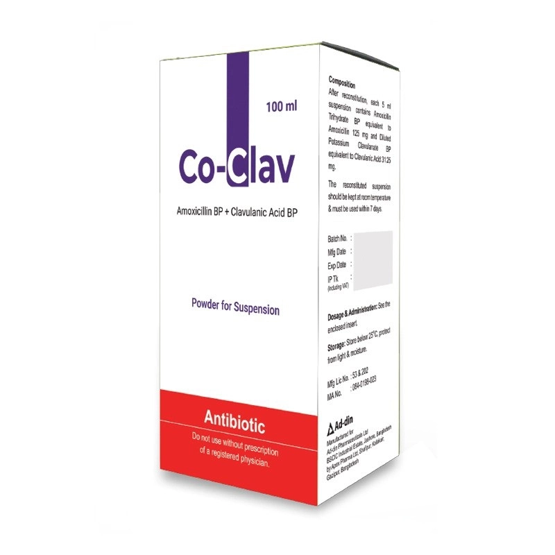 Syrup Co-Clav 100ml (powder for suspension)