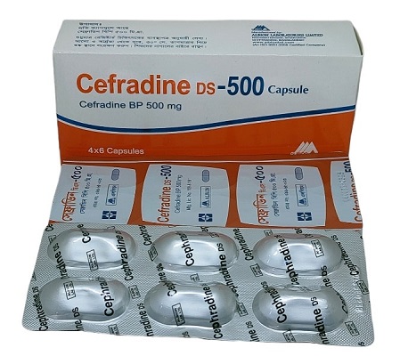 Capsule Cefradine DS-500mg (24pcs)