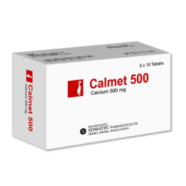 Tablet Calmet 500mg (50pcs)