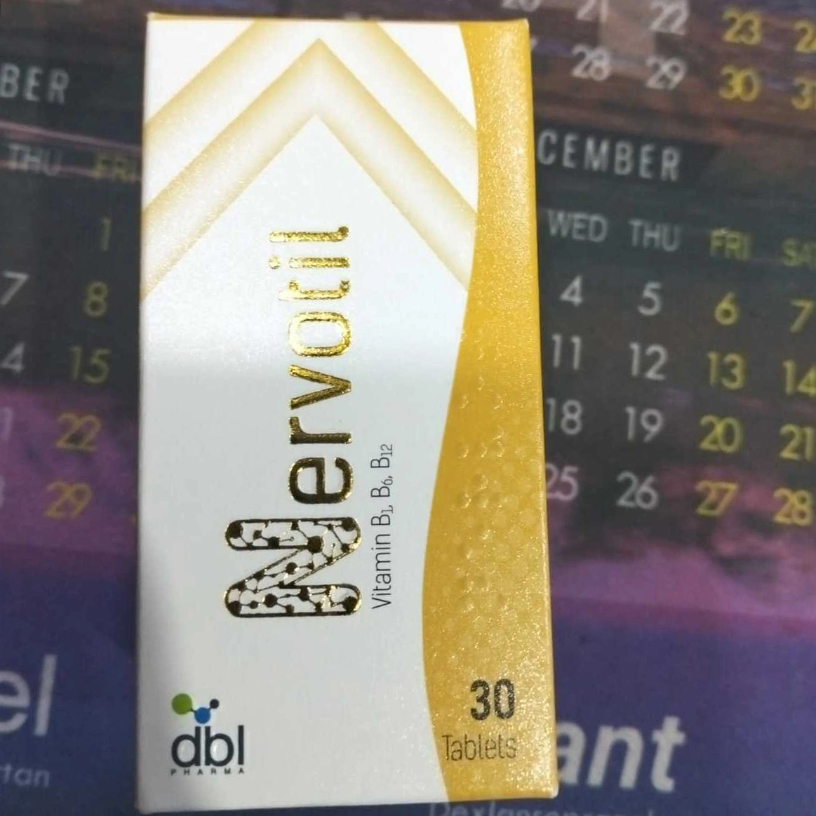 Tablet Nervotil 100mg+200mg+200mcg (30pcs)