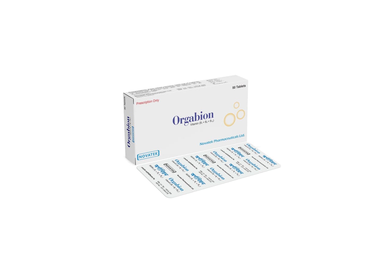 Tablet Orgabion 100mg+200mg+200mcg (50pcs)
