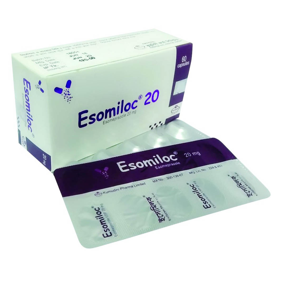 Capsule Esomiloc 20mg (60pcs)