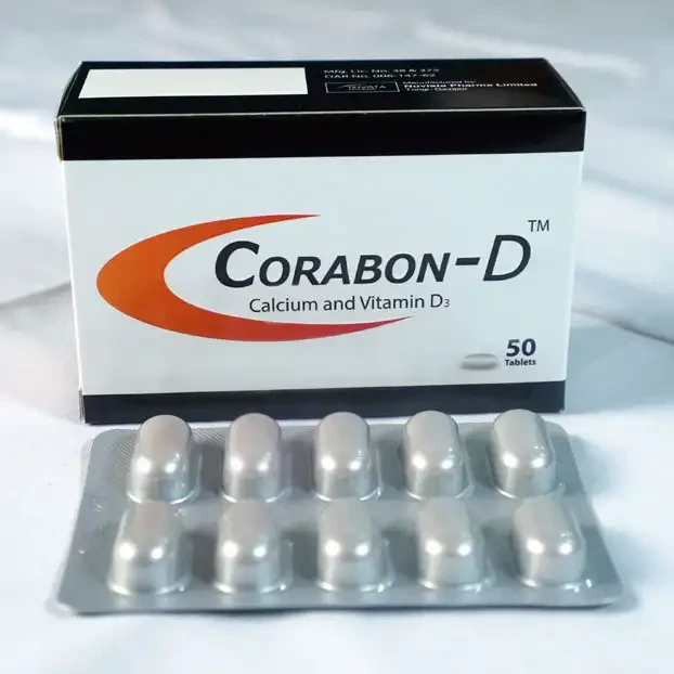 Tablet Corabon-D 500mg+200iu (50pcs)