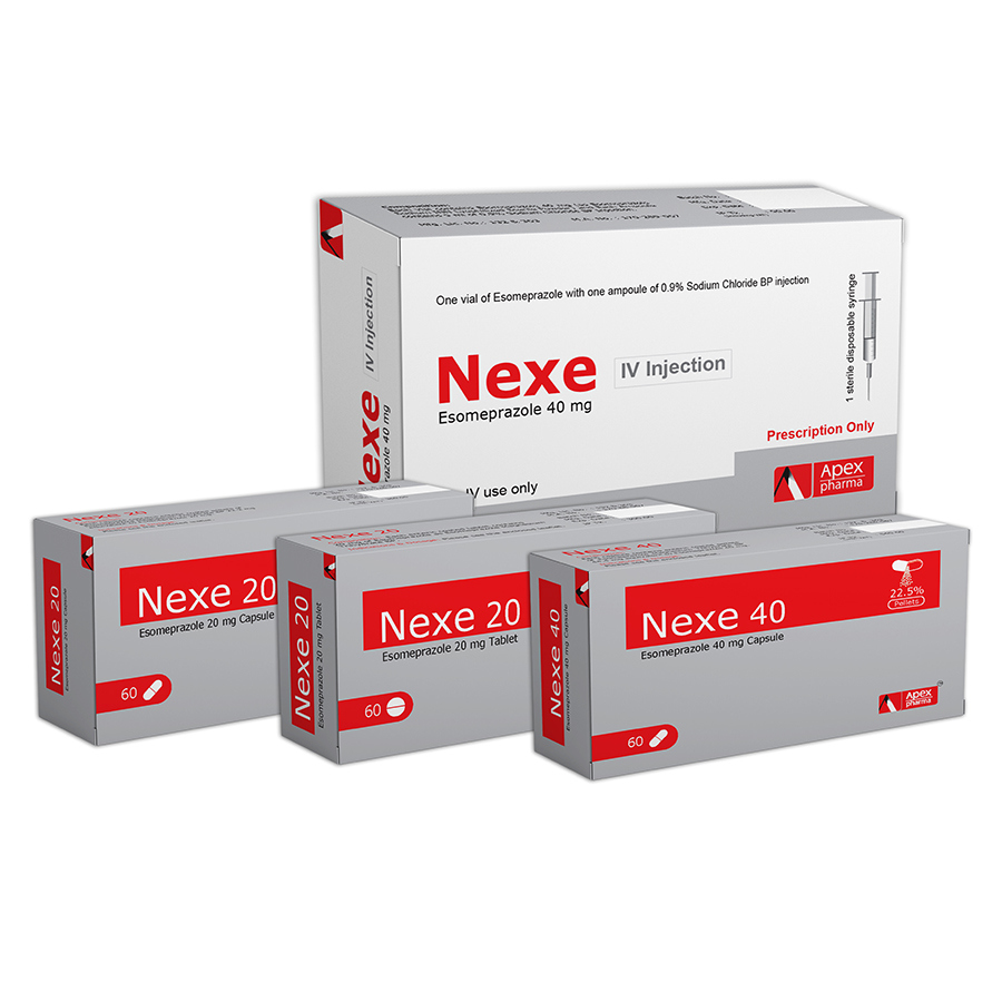 Tablet Nexe 20mg (60pcs) (Esomeprazole Apex)
