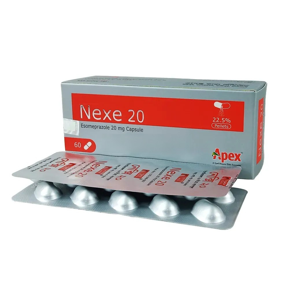 Capsule Nexe 20mg (60pcs) (Esomeprazole Apex)